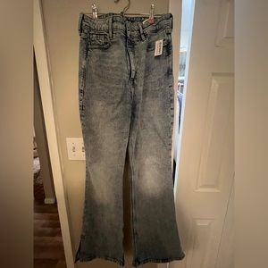Old Navy Split Hem Flare Jeans